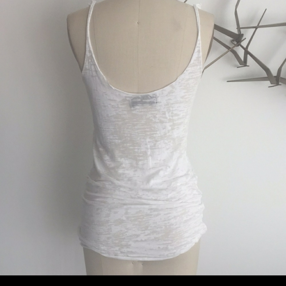 Karen ZAMBOS White Burnout Tank - Picture 2 of 4